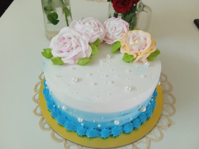Pineapple Cake [Rose Design]