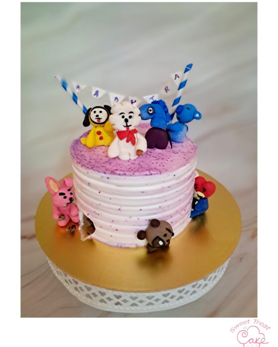 BTS THEME CAKE
