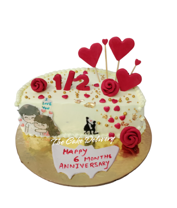 Half Anniversary Cake
