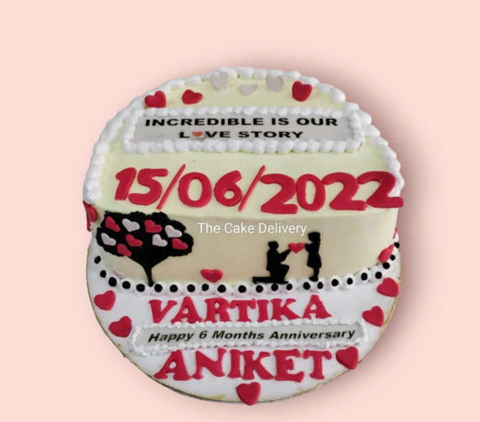 Half Anniversary Cake