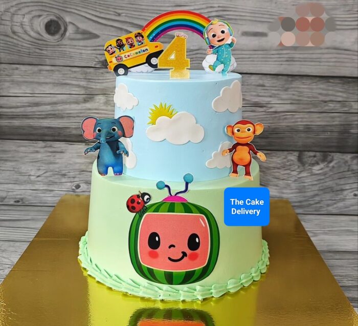 Cocomelon Theme Cake