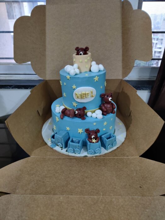Birthday Teddy bear theme cake