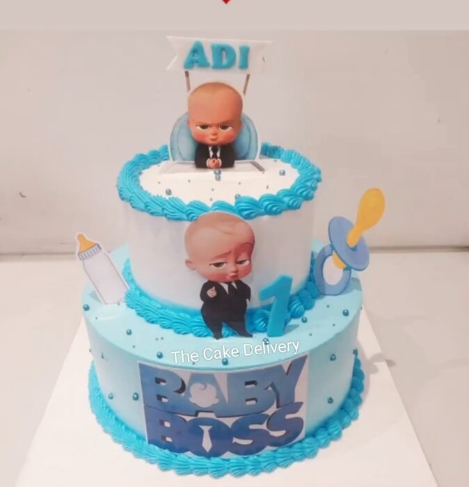 Baby Boss Theme Cake