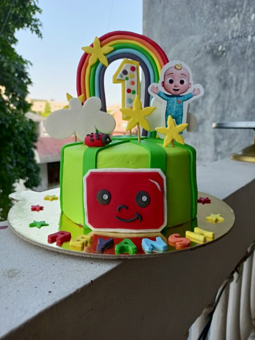 Coco Melon theme Cake