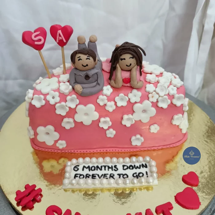 Half Anniversary cake