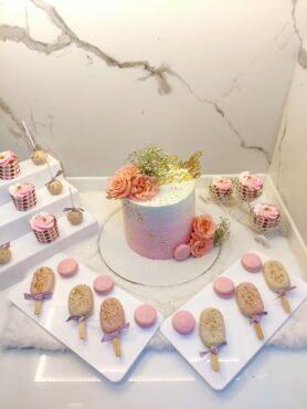 Milky nut cake