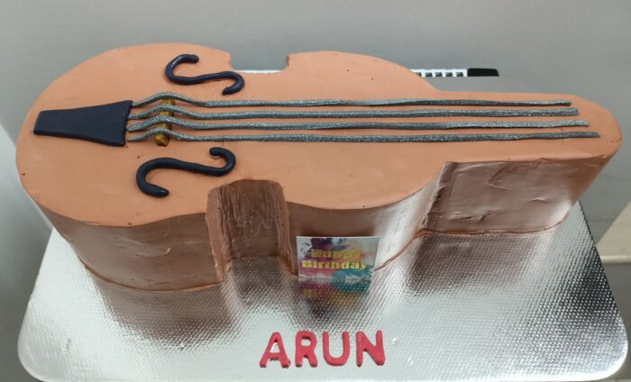 Violin cake