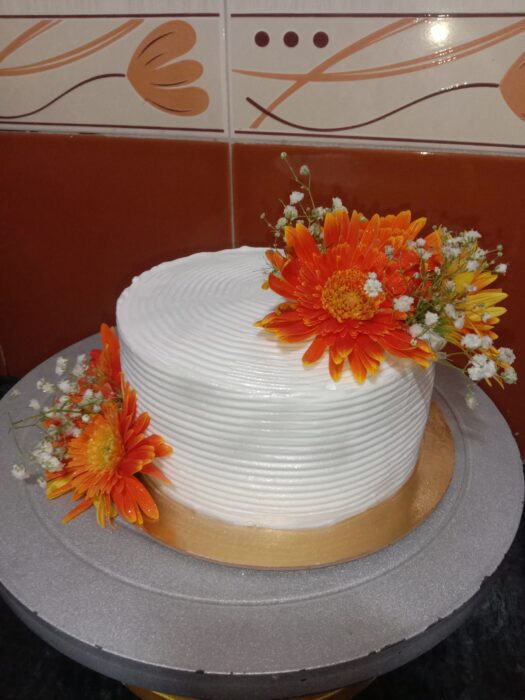 Orange flavour cake 🎂