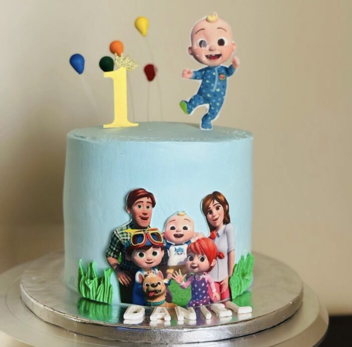 Cocomelon theme Pineapple cake