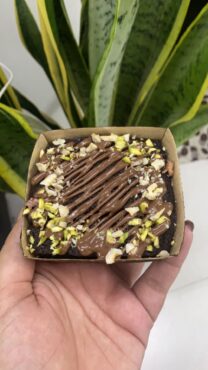 Nutella fudge brownie