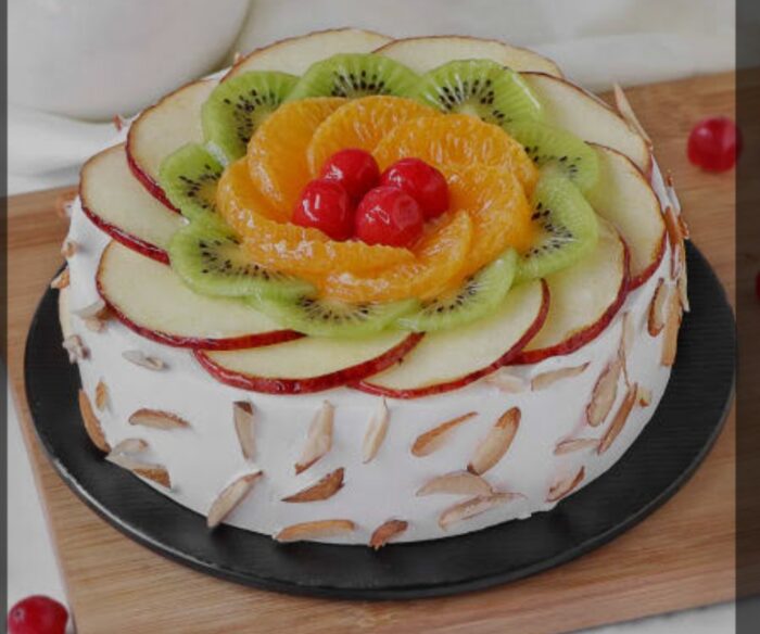 Fresh fruit cake