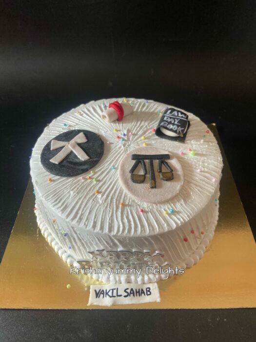 Advocate theme cake