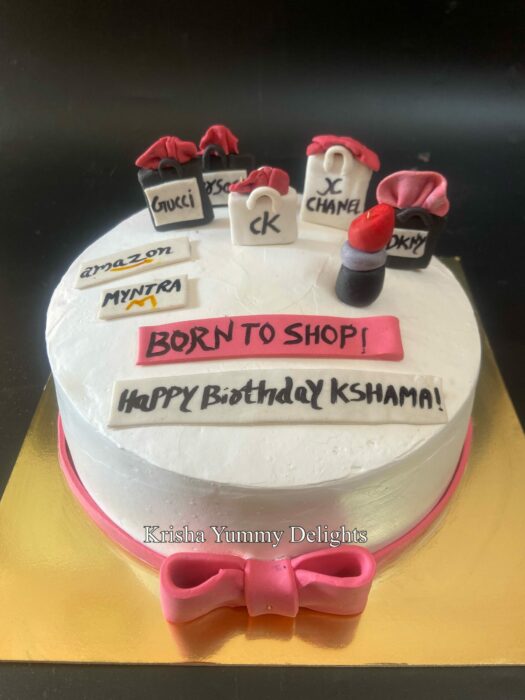 Shopaholic theme cake