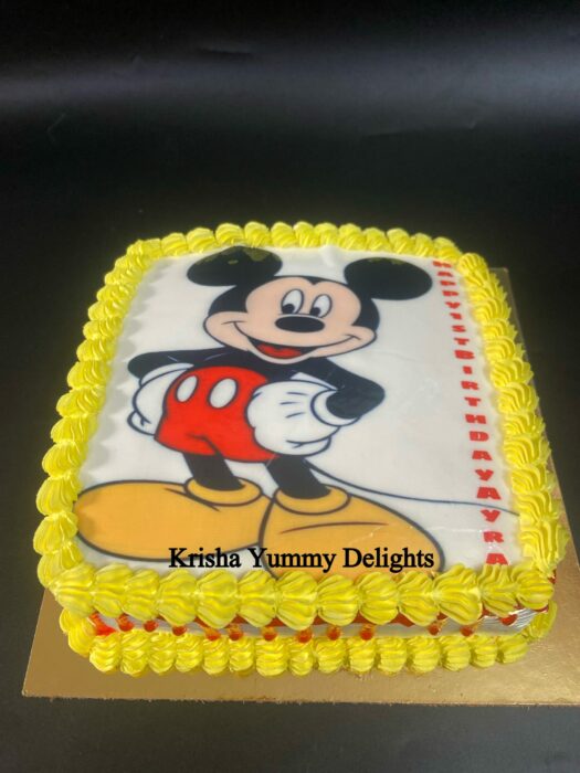 Photo print cake