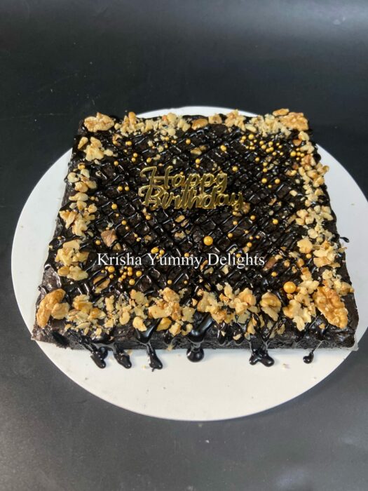 Walnut brownie