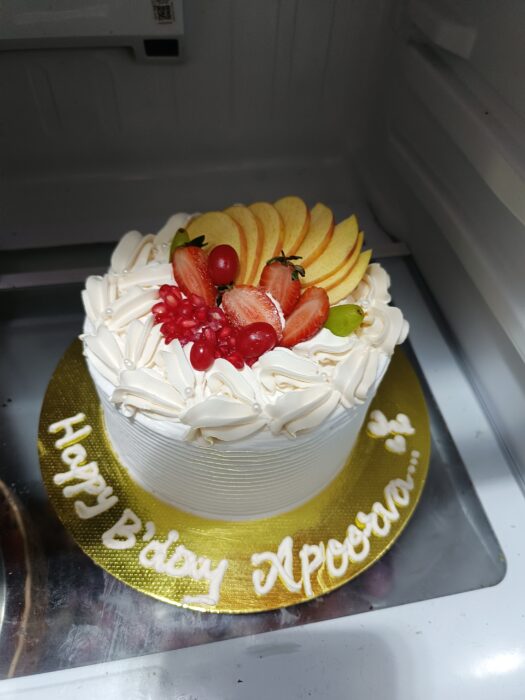 Fruit gateaux cake