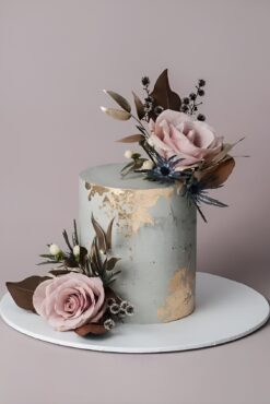 Gilded glamour party cake