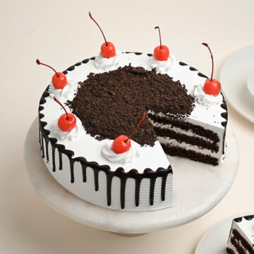 Black/white forest cake