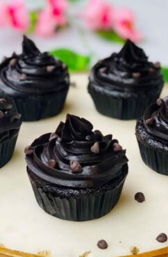 Decadent chocolate ganache cupcakes