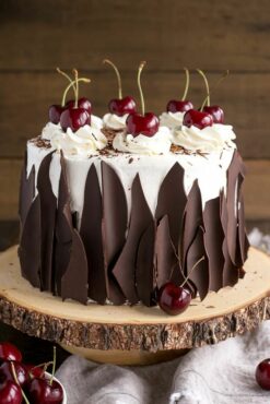 Midnight cherry cake