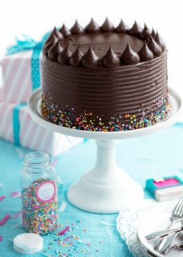 Cocoa eclipse cake