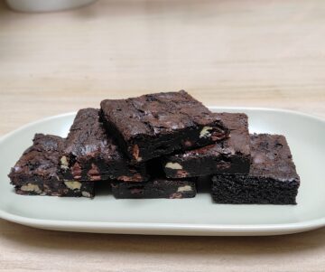 Fudgy chocolate brownie