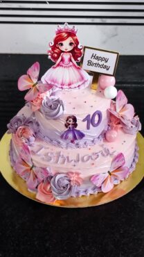 Doll theme cake
