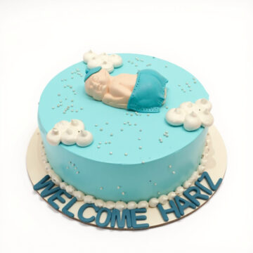 Welcome baby cake
