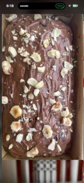 Vanilla nutella loaf