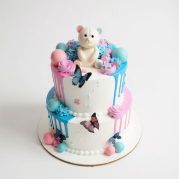 Gender reveal cake
