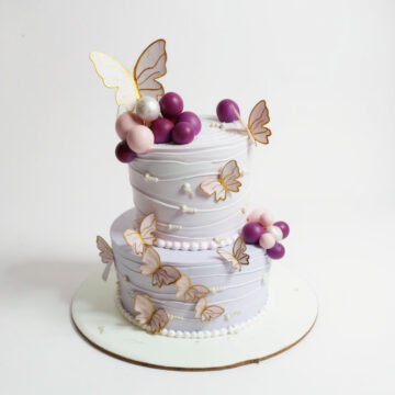 Butterfly theme cake