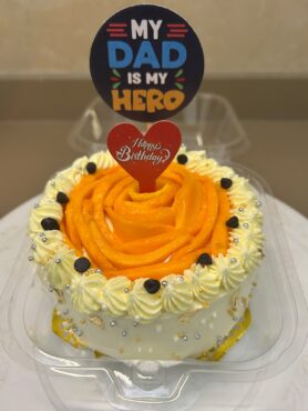 Mango bento cake