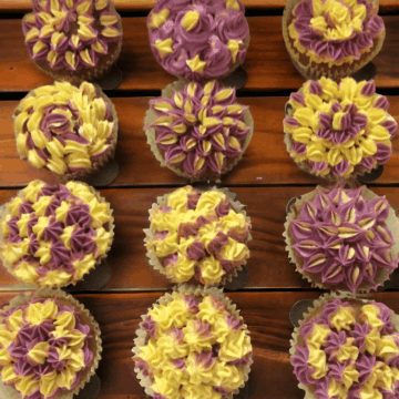 Eggless buttercream cupcakes