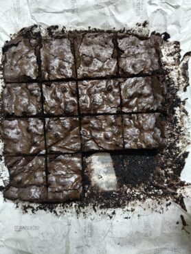 The crinkle top brownies