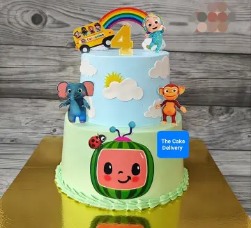Cocomelon theme cake