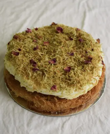 Kunafeh cheesecake