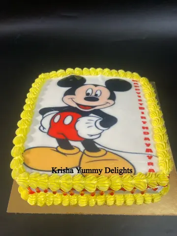 Photo print cake