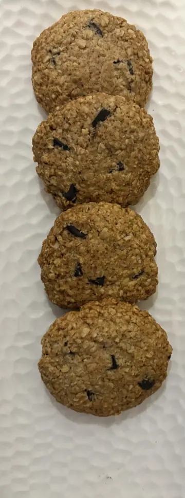 Oats chocolate chunk cookies
