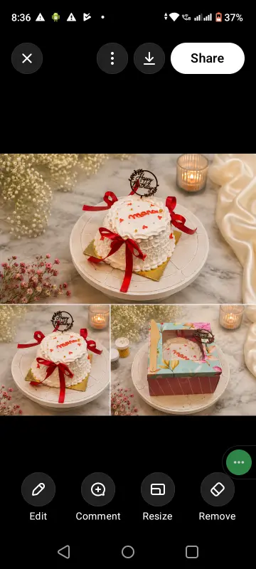 Classic bento cake