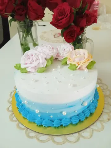 Pineapple Cake [Rose Design]