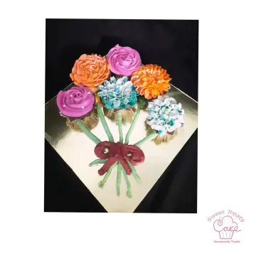 Floral cupcakes