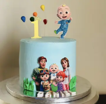 Cocomelon theme pineapple cake