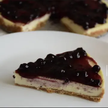 Blueberry cheesecake