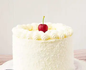 Snow coco cake
